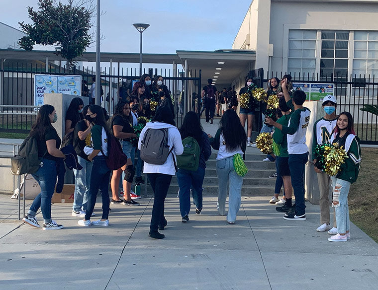 First Day Of School At MVHS ...